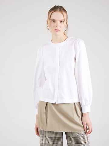 Chemisier 'LIANNE' SELECTED FEMME en blanc : devant