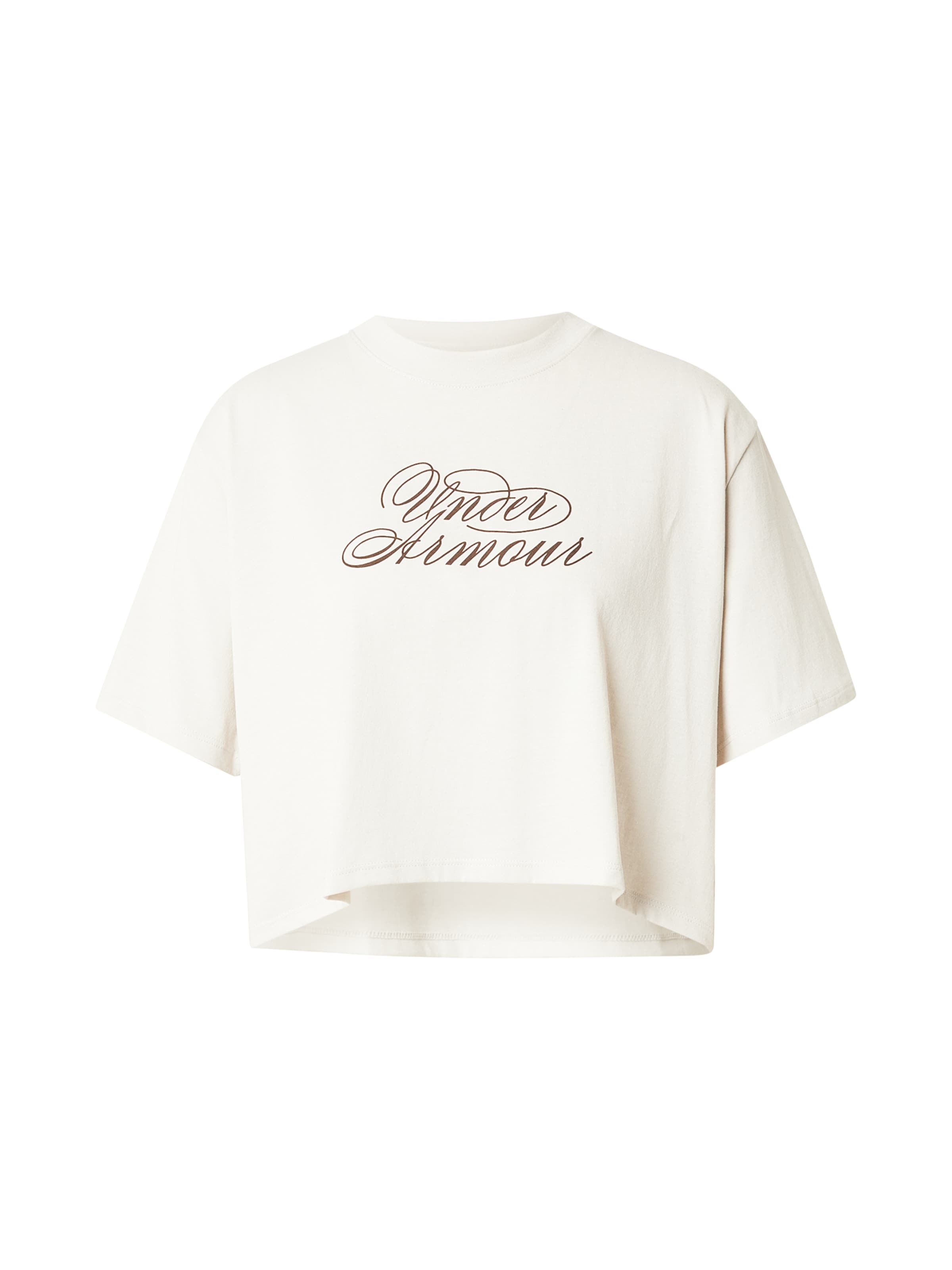 UNDER ARMOUR Λειτουργικό μπλουζάκι σε λευκό: μπροστά