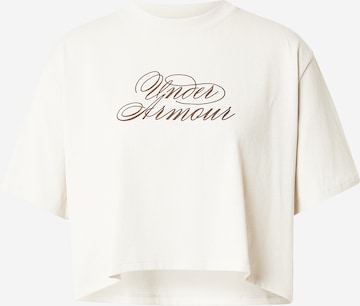 UNDER ARMOUR Functioneel shirt in Wit: voorkant