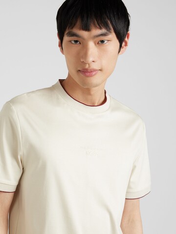 BOSS T-Shirt 'H-Thompson 40_PS' in Beige