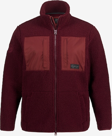 JP1880 Zip-Up Hoodie in Red: front