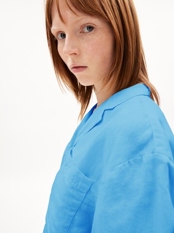 ARMEDANGELS Blouse 'LEAANNE LINO' in Blue