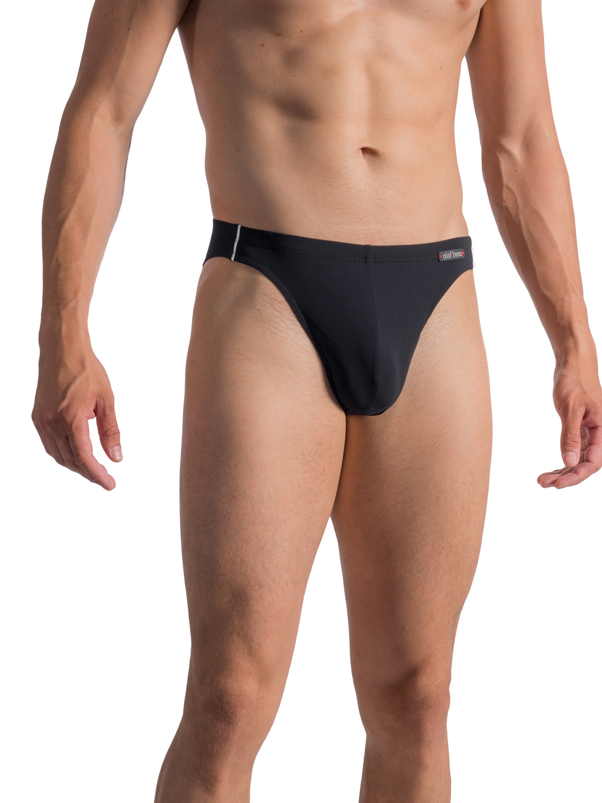 Olaf Benz Bathing trunks ' BLU1200 Sunbrief ' in Black: front