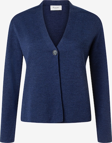Cardigan ' 215800 ' MAERZ Muenchen en bleu : devant
