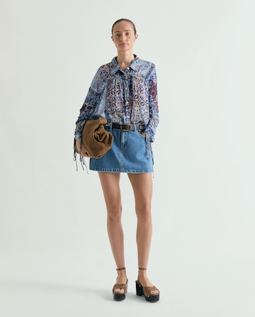 Scalpers Rok ' ' in Blauw: voorkant