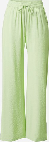 SISTERS POINT Wide leg Pants 'ELLA-PA3' in Green: front