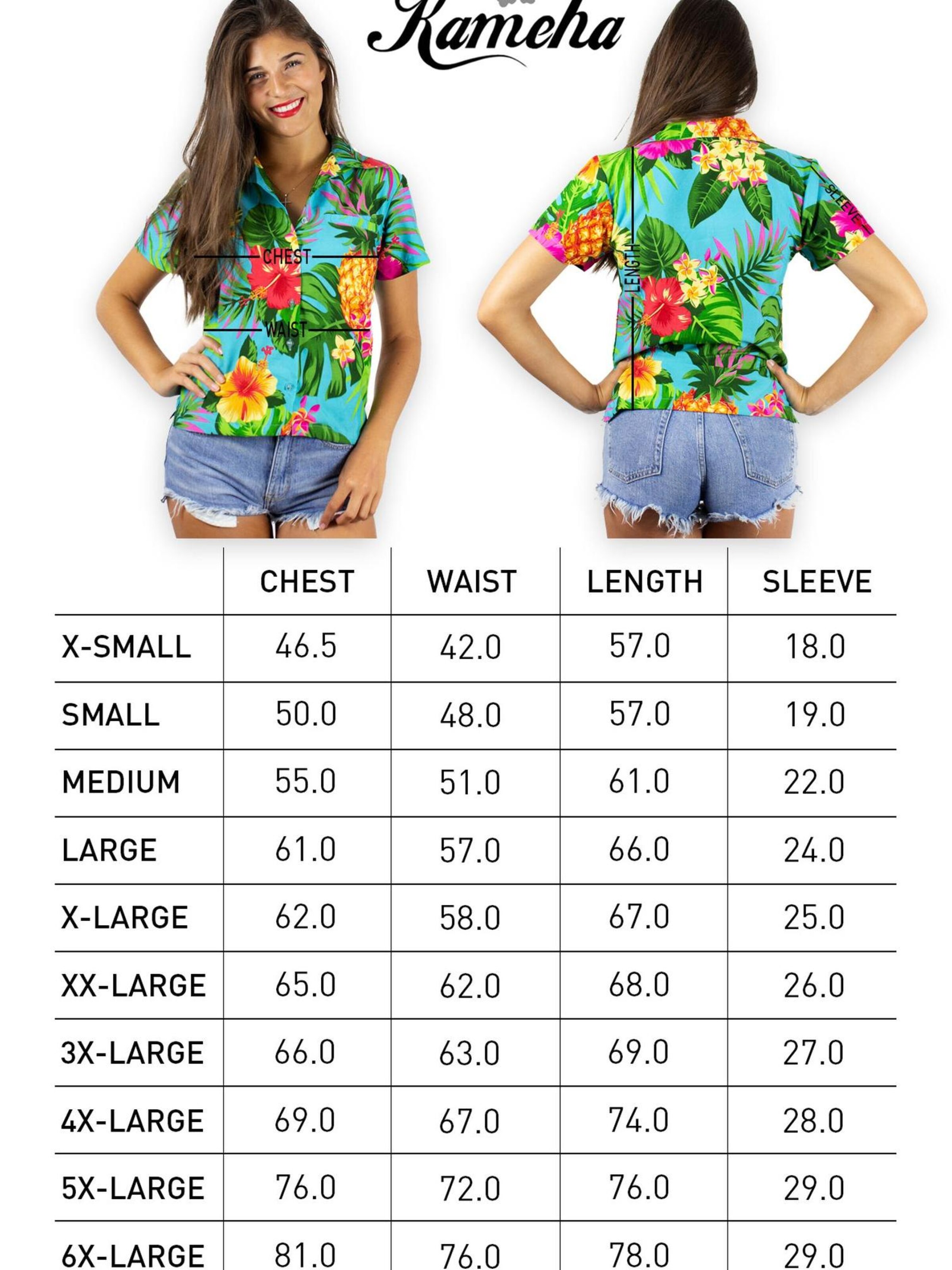 King Kameha Blouse 'Pineapple' in Blue