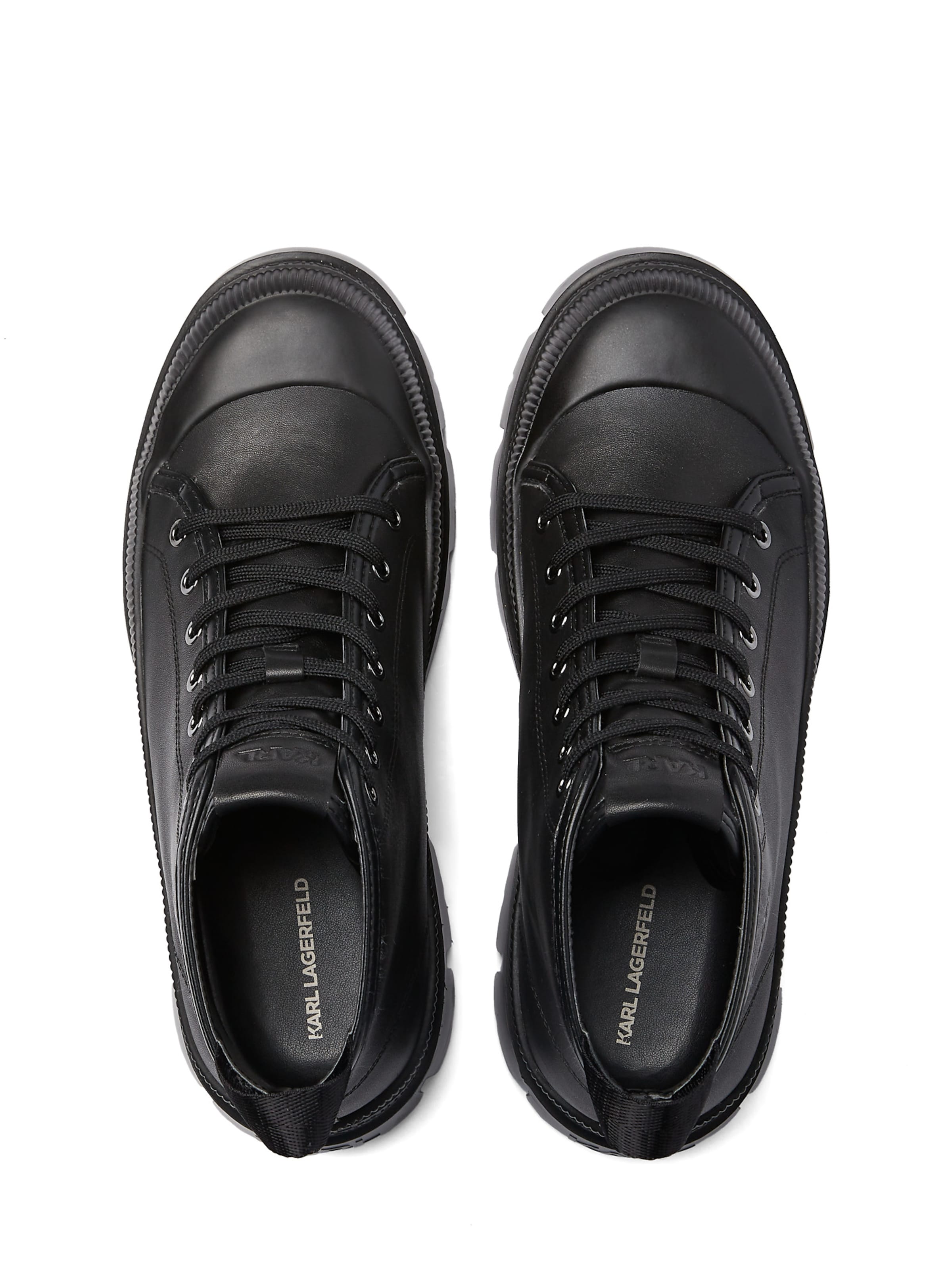 Bottines à lacets 'Maison' Karl Lagerfeld en noir