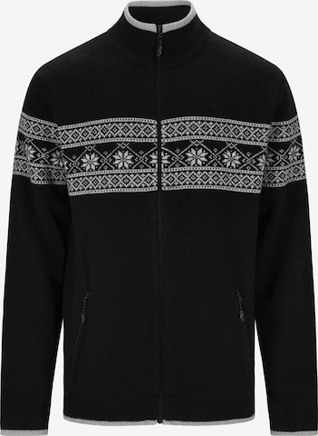 Whistler Athletic Cardigan 'Holden' in Black: front