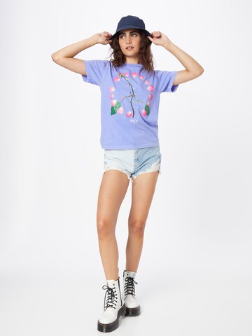 Obey Shirt 'Peace For Our Time' in Lila