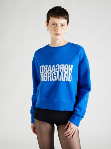 MADS NORGAARD COPENHAGEN - Sweatshirt 'Tilvina' em azul: frente