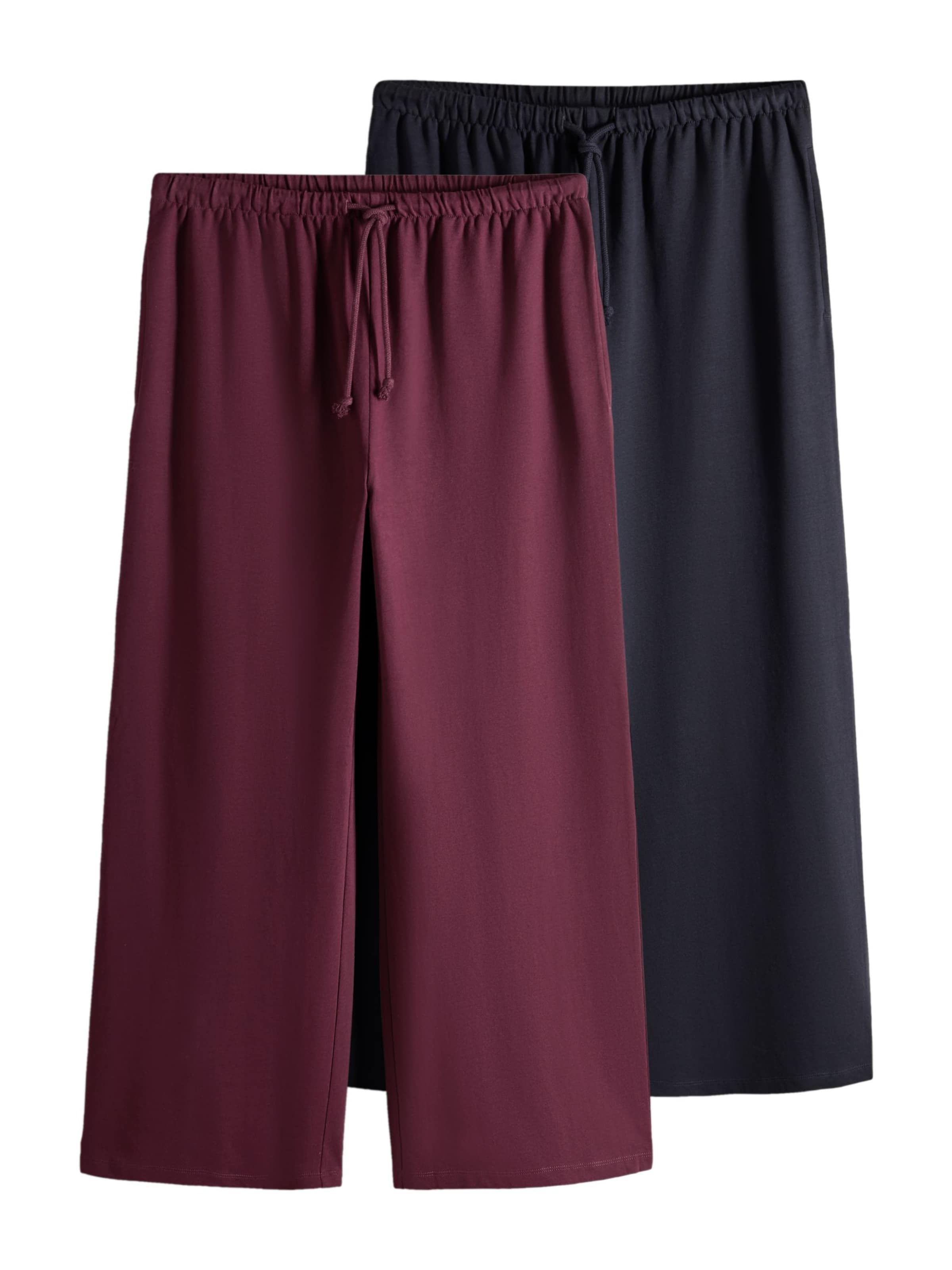 The Set - Pierna ancha Pantalón en azul: frente