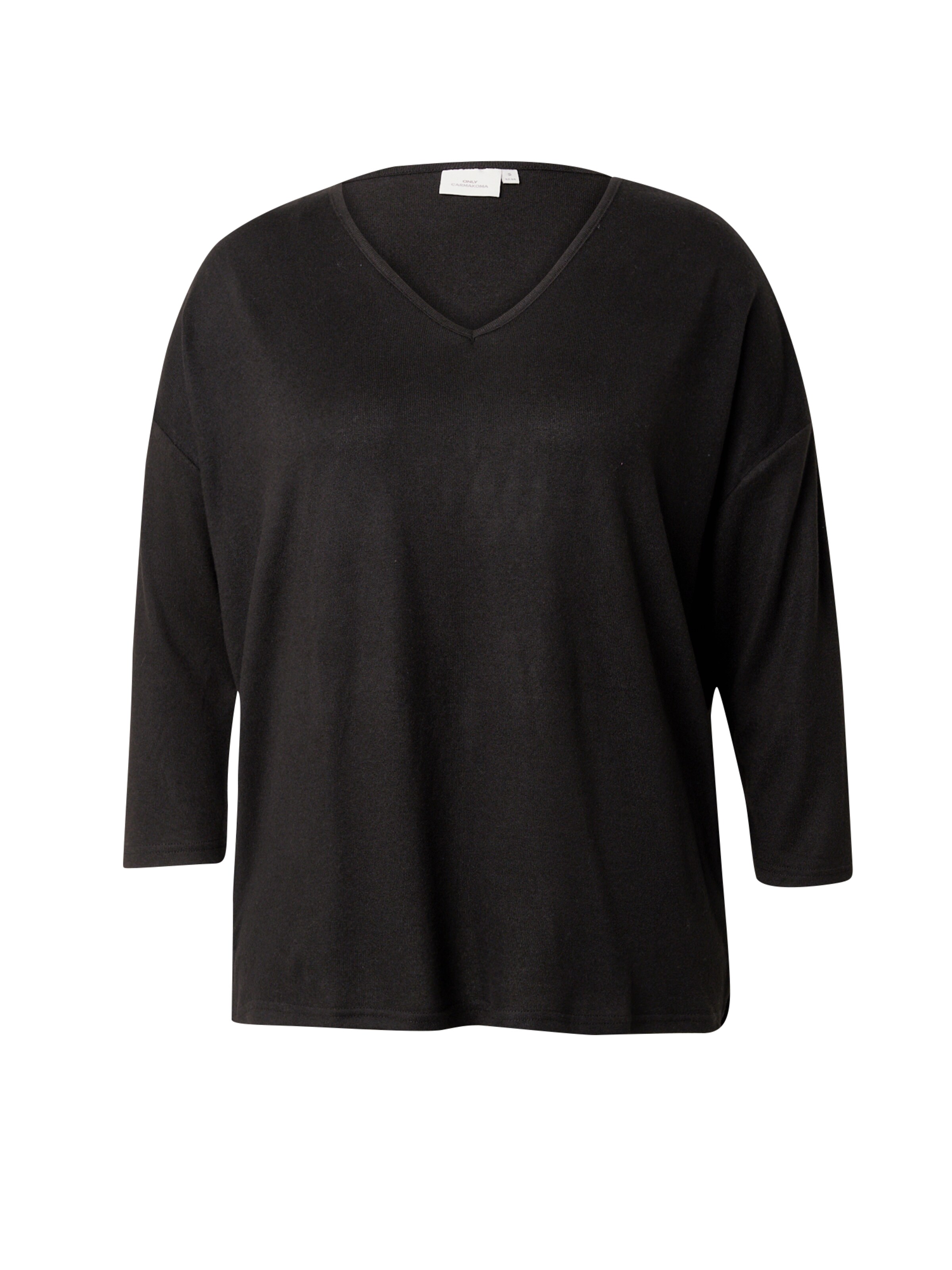 ONLY Carmakoma - Camiseta 'CARALBA MIRSE' en negro: frente