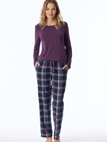 Pantalon de pyjama 'Mix & Relax' SCHIESSER en bleu