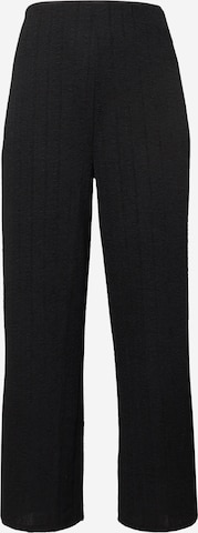 ABOUT YOU Curvy Wide leg Trousers 'Ruth' in Black: front