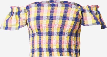 Camicia da donna di Monki in giallo: frontale