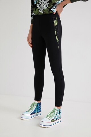 Desigual Skinny Leggings 'Jane' in Schwarz: predná strana