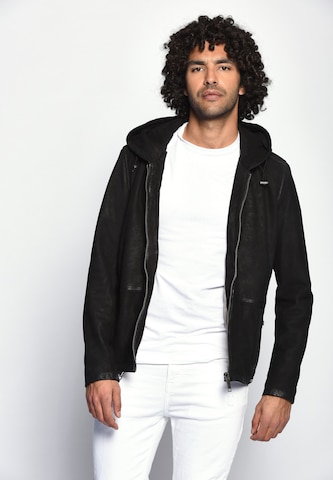 Maze Between-Season Jacket 'Baton ' in Black: front