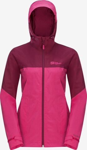 JACK WOLFSKIN Outdoorjacke 'Weiltal 2L' in Pink