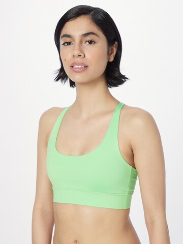 Bustier Soutien-gorge de sport 'SUMMER' Hey Honey en vert : devant