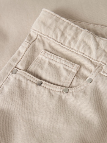 LMTD Wide Leg Jeans in Beige