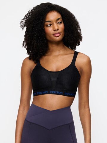 TRIUMPH - Soutien de tecido Soutien de desporto 'Triaction Energy Lite' em preto: frente