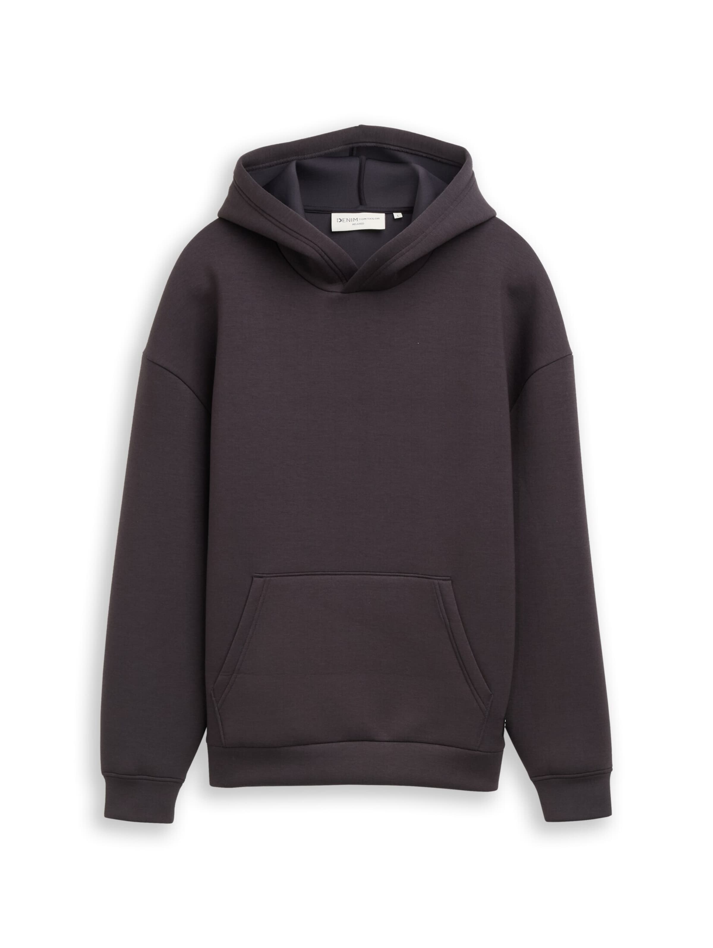TOM TAILOR DENIM Sweatshirt in Grau: Vorderseite