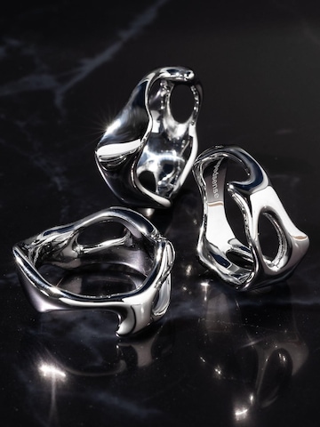 warpedsense Ring 'Liquid' in Silver