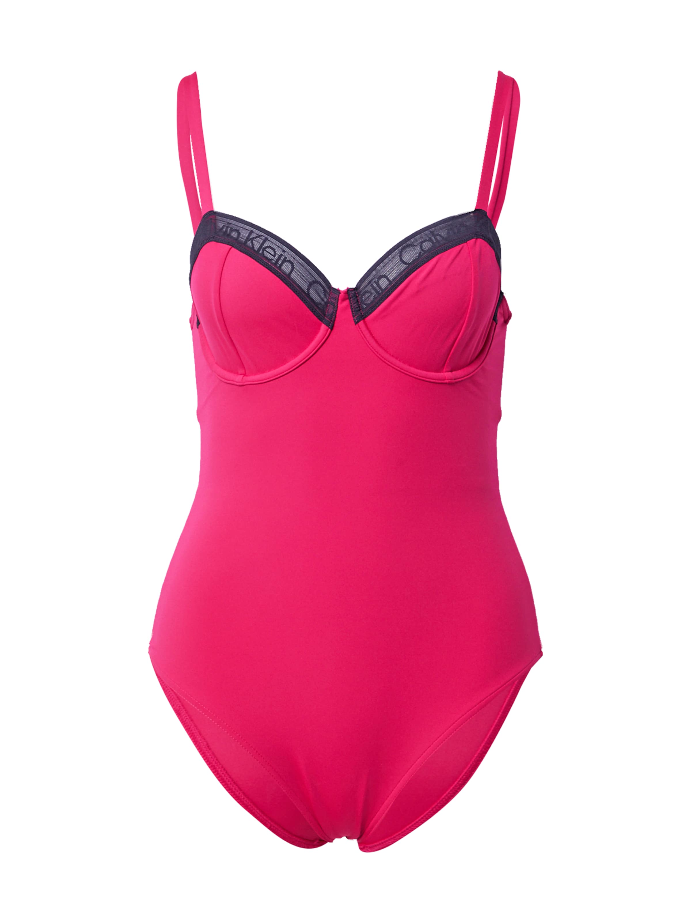 Balconcino Costume intero di Calvin Klein Swimwear in rosa: frontale
