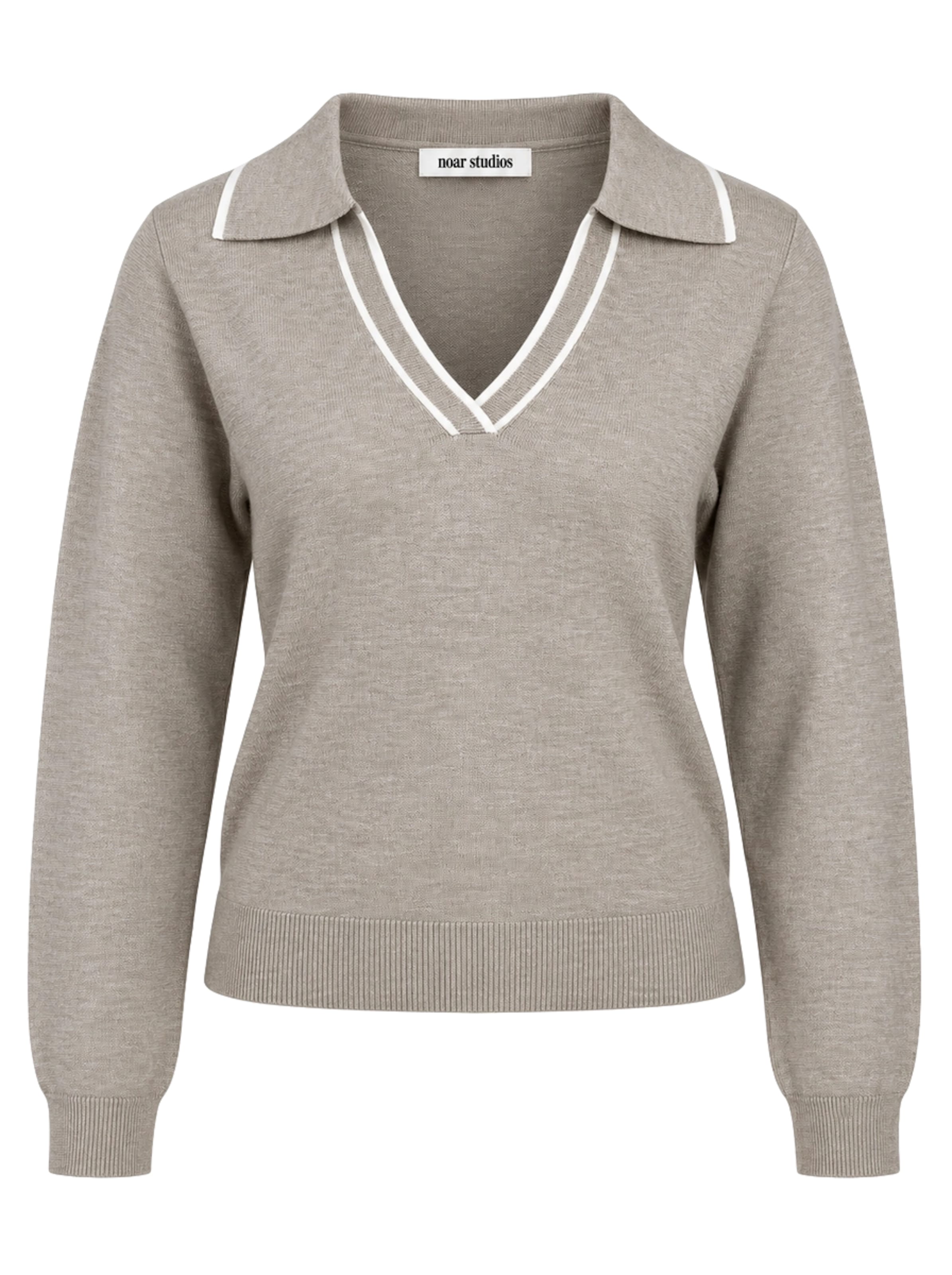 noar studios Sweater in Beige: front