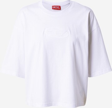 DIESEL T-shirt 'ROWY' i vit: framsida