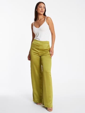 Ana Alcazar Wide leg Trousers ' Pahisa ' in Green