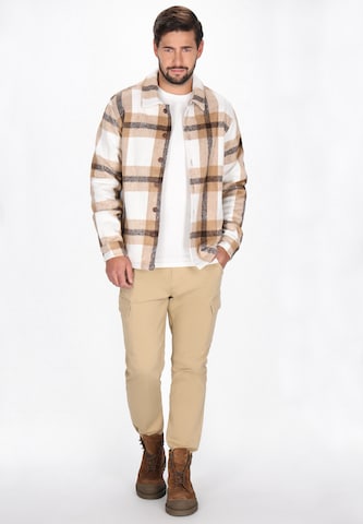 Coupe regular Chemise DreiMaster Vintage en beige