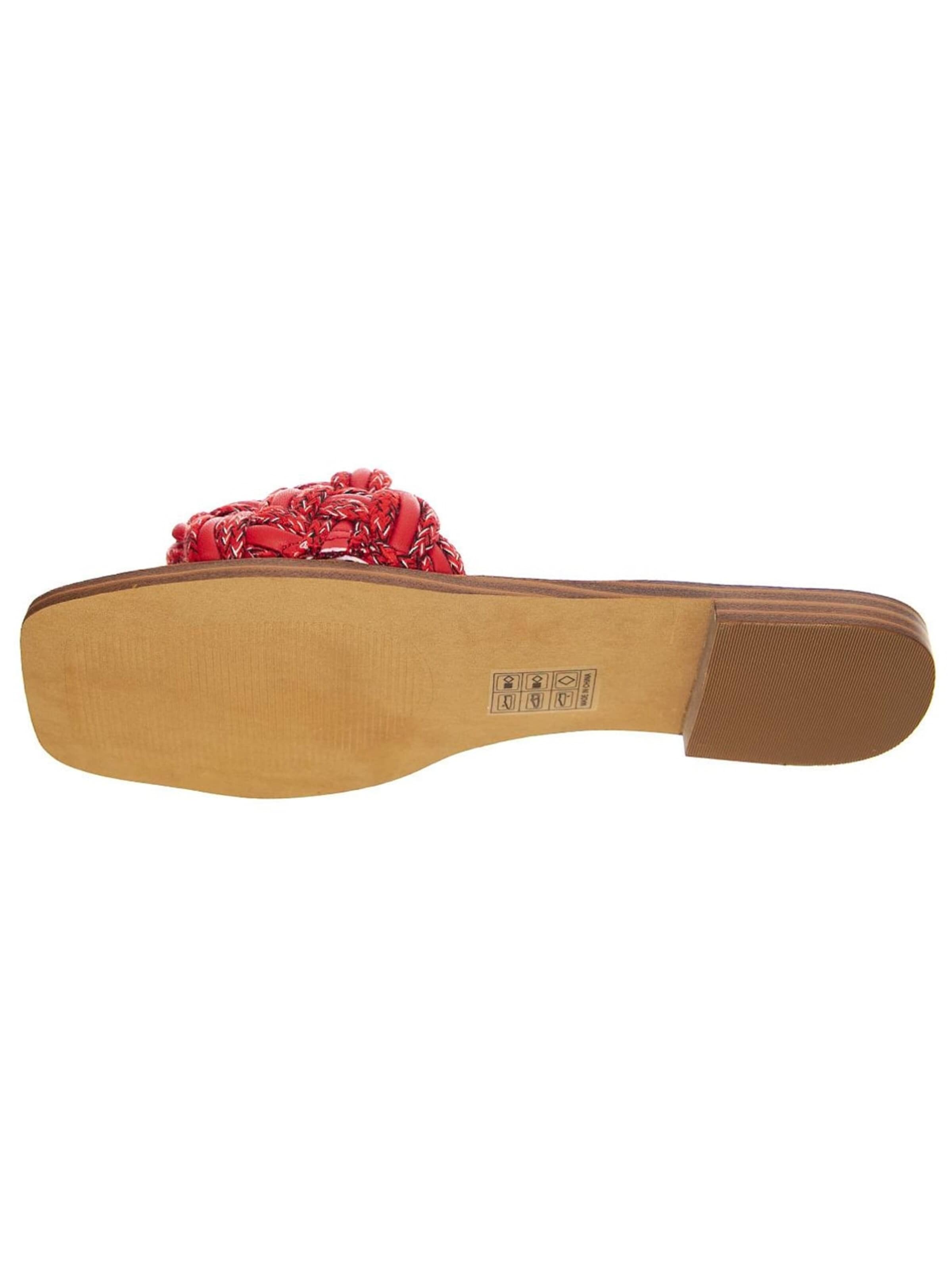STEVE MADDEN Klapki 'Womens Nightfall Red Multi Sandals' w kolorze czerwony