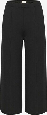 Regular Pantalon 'Saila' Cream en noir : devant