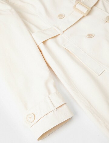 Koton Between-Seasons Coat in White