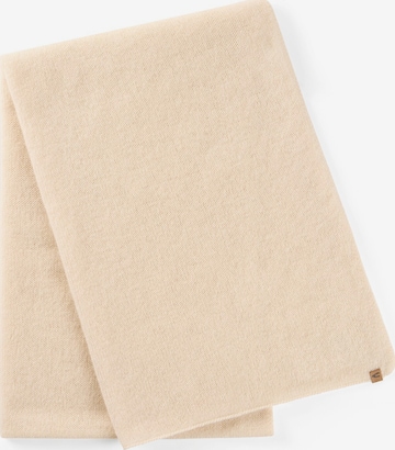 CAMEL ACTIVE Strickschal aus 100 % Kaschmir in Beige: Vorderseite