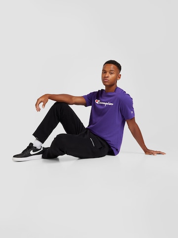 Champion Authentic Athletic Apparel Широка кройка Панталон в черно