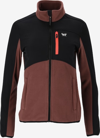 Whistler Funktionsfleecejacke 'Evo' in Braun: predná strana