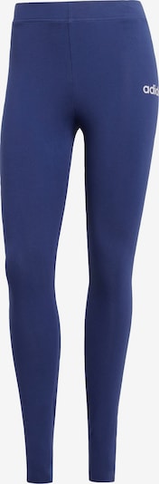 ADIDAS SPORTSWEAR Pantalon de sport 'Essentials' en bleu foncé / blanc, Vue avec produit