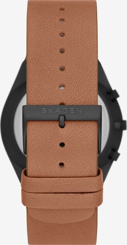 SKAGEN Analoguhr in Braun