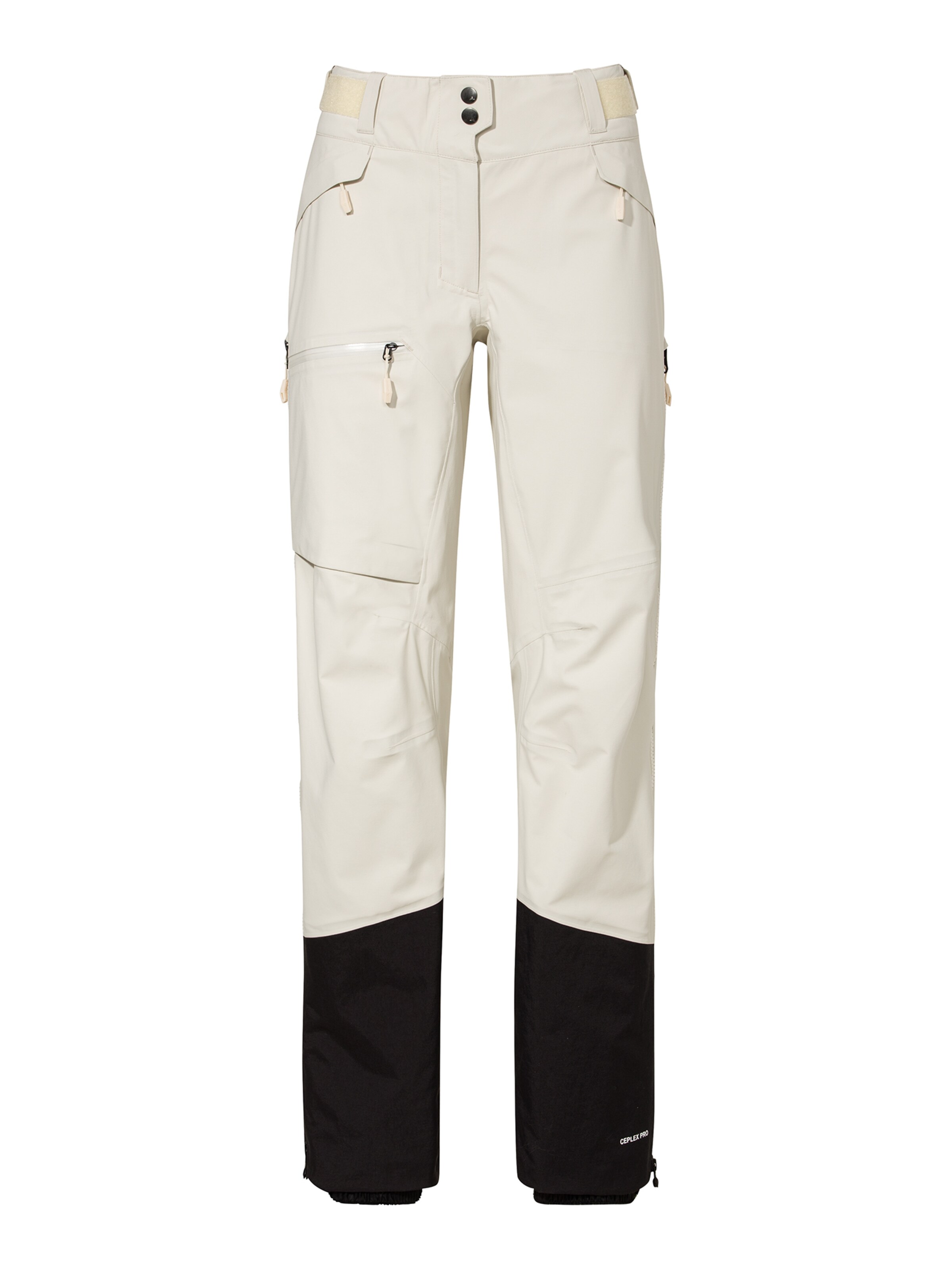 VAUDE Regular Outdoor trousers 'Monviso' in Beige: front