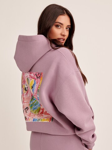 ABOUT YOU x Antonia Sweatshirt 'Kaili' in Purple