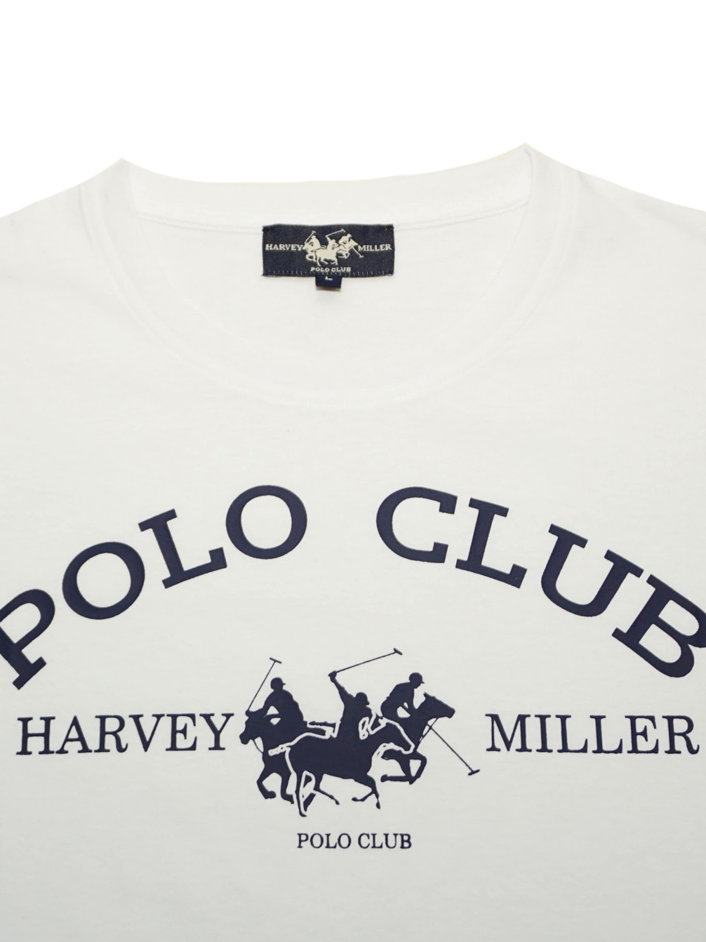 HARVEY MILLER Тениска 'Club' в бяло