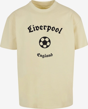 Maglietta 'Liverpool' di Merchcode in giallo: frontale