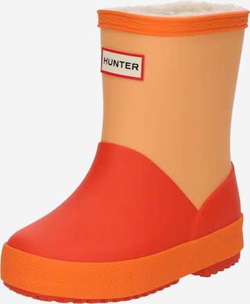 HUNTER - Botas de lluvia en naranja: frente