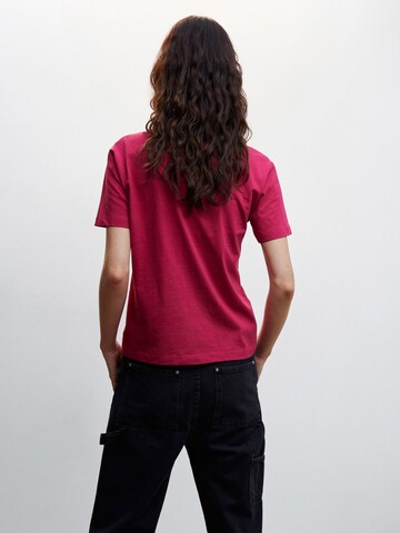 MANGO Shirt 'CHALAPI' in Pink
