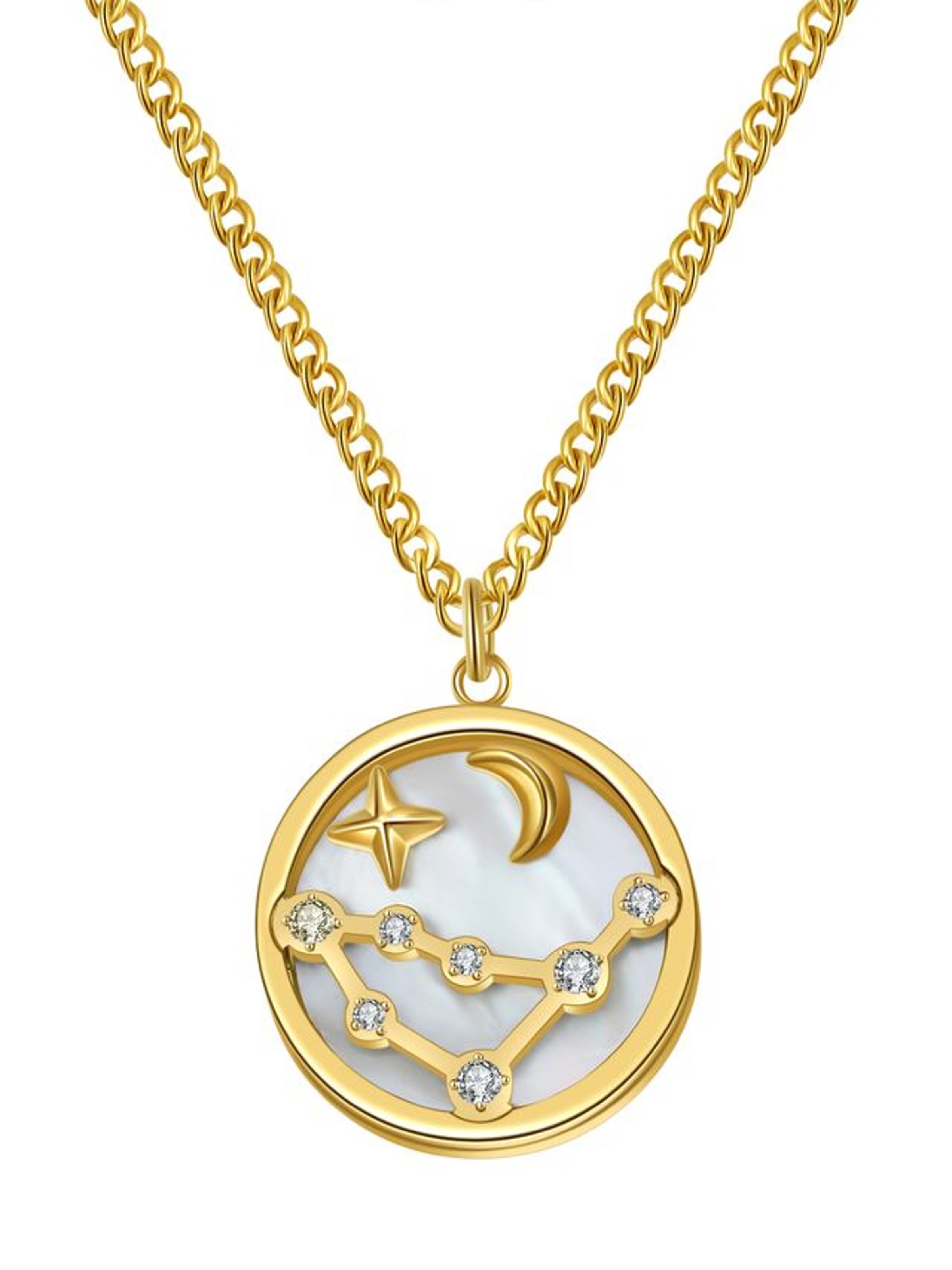 Chaîne 'Cosmic Capricorn' Hey Happiness en or