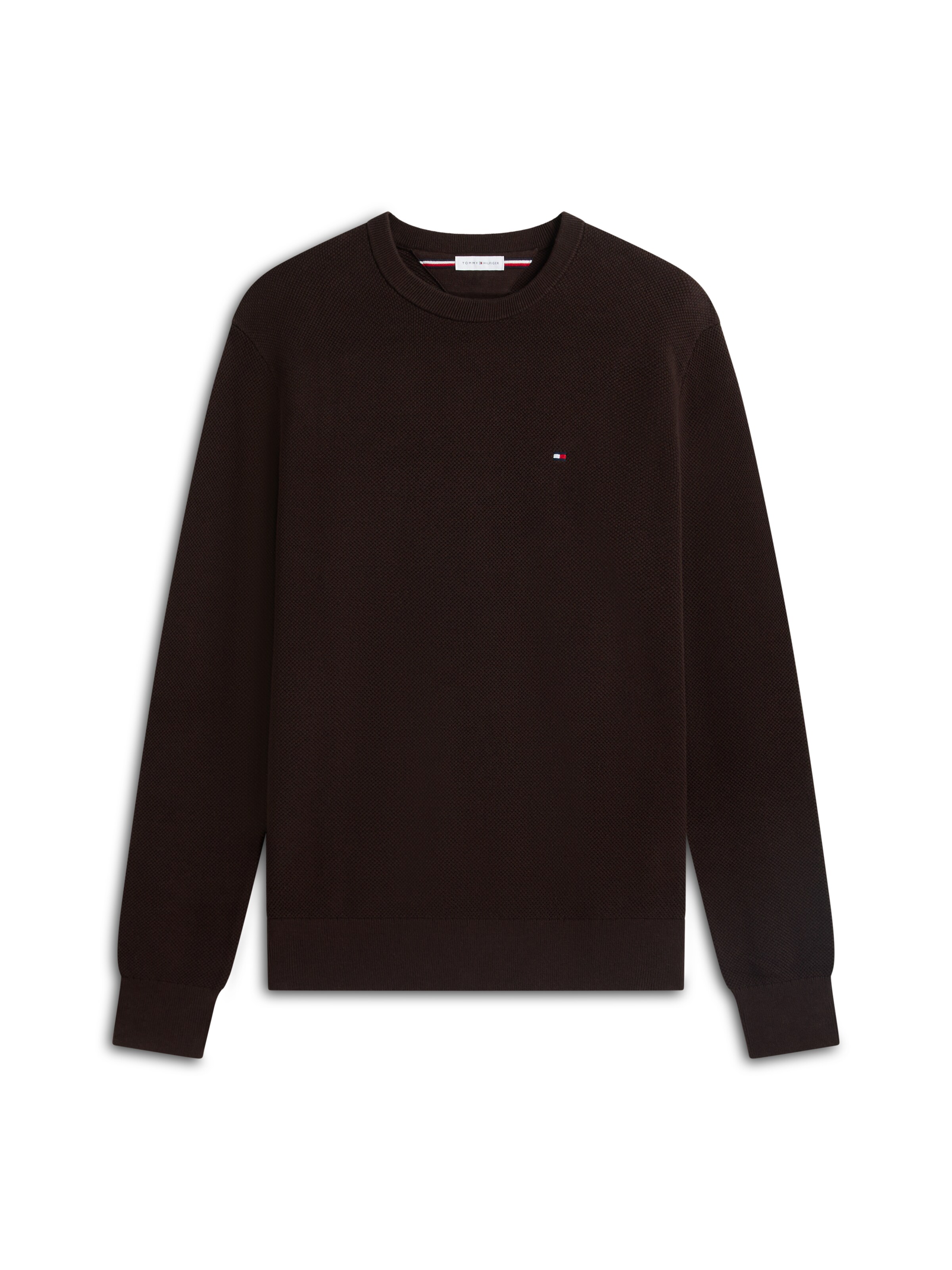 TOMMY HILFIGER Свитер 'ESSENTIAL' в Коричневый: спереди