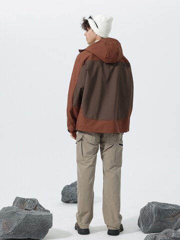 YOUTHUP Winter Jacket 'Lässig' in Brown